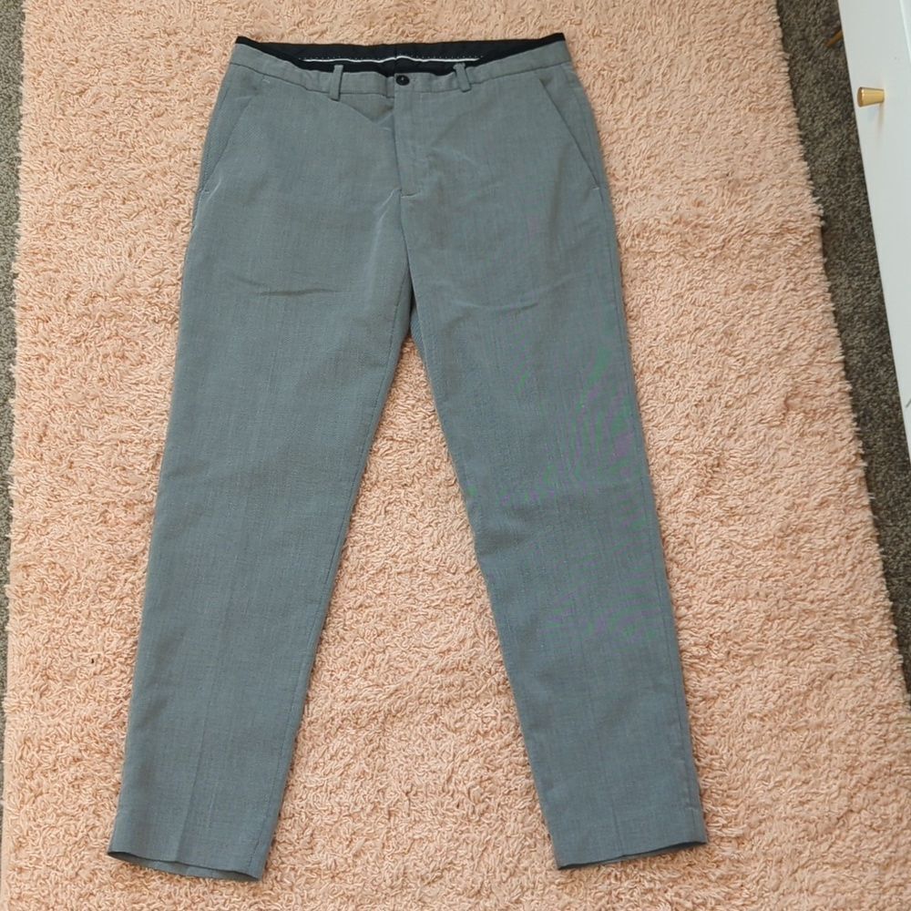 Zara Gray Straight Leg Pants